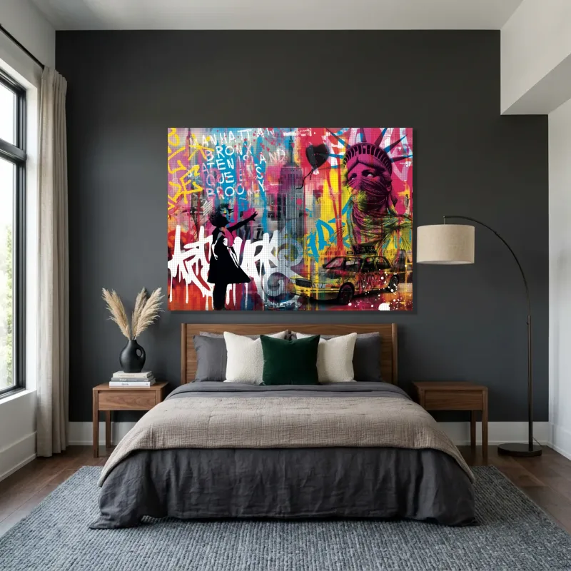 Tableau New York cœur ville – Toile sur châssis
