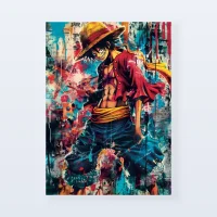 Tableau One Piece Luffy art Tableau One Piece Luffy art