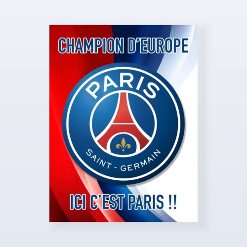 Tableau Paris PSG champion