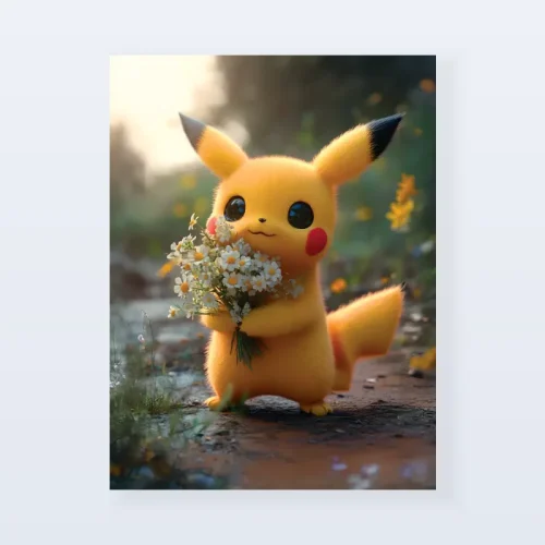 Tableau Pikachu mignon