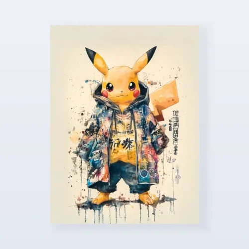 Tableau Pikachu streetwear