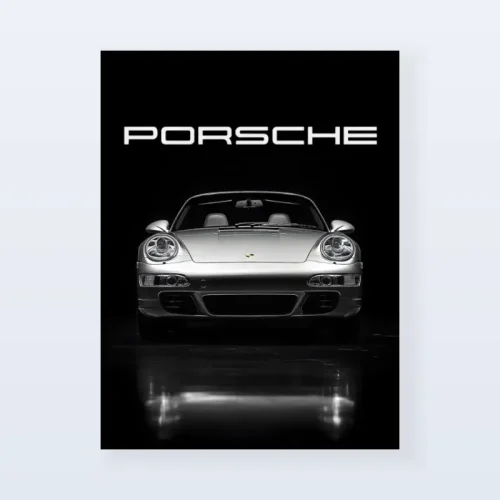 Tableau Porsche 911 Carrera argentée Tableau Porsche 911 Carrera argentée