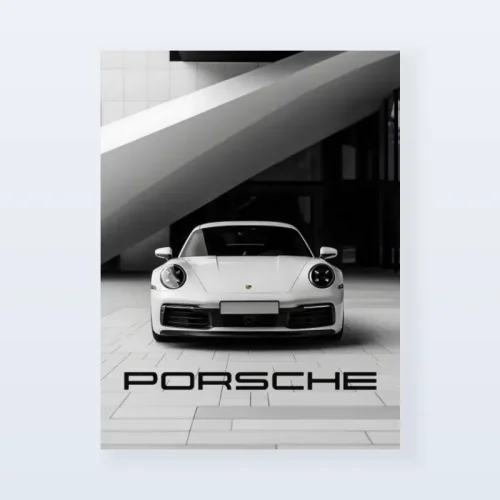 Tableau Porsche 911 Carrera blanche Tableau Porsche 911 Carrera blanche