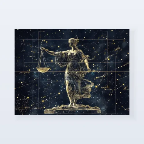 Tableau signe astrologique balance équilibre Tableau signe astrologique balance équilibre