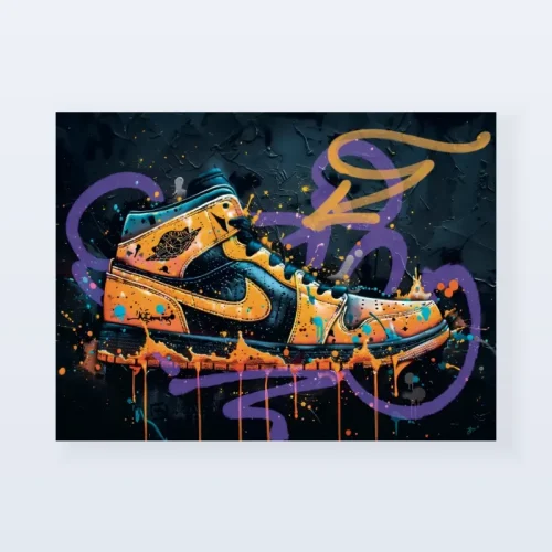 Tableau sneakers Nike color splash Tableau sneakers Nike color splash