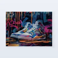 Tableau sneakers Nike urban vibes