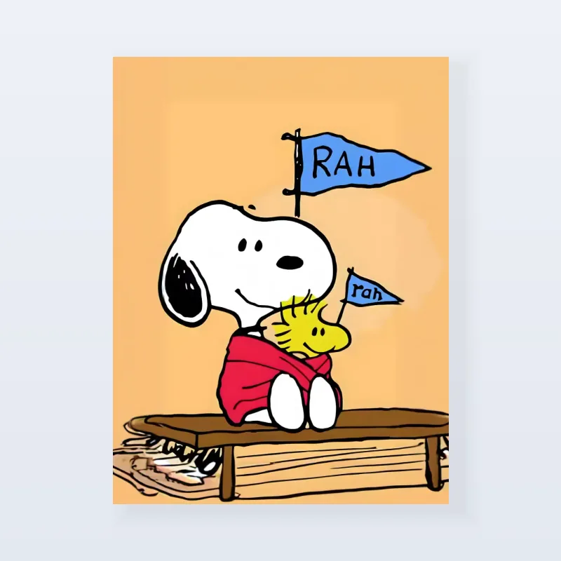 Tableau Snoopy cheerleader