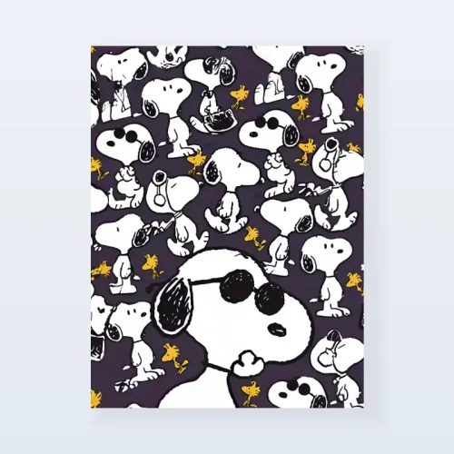 Tableau Snoopy cool pattern