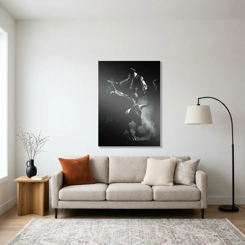 Tableau torero moderne – Aluminium Brillant