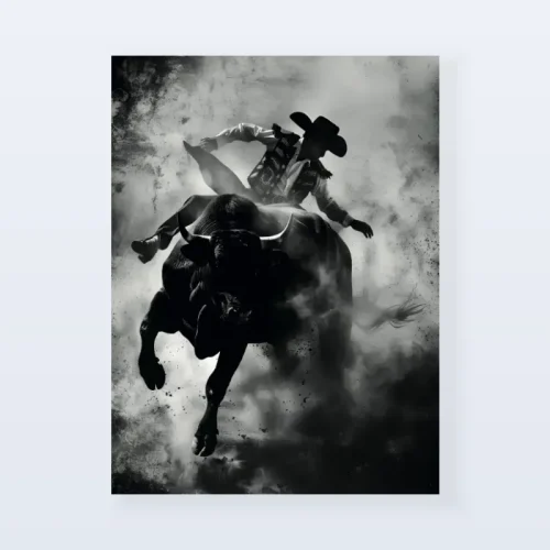 Tableau torero noir et blanc Tableau torero noir et blanc