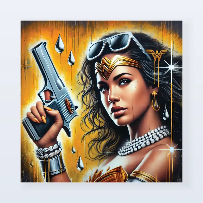 Tableau Wonder Woman glamour design