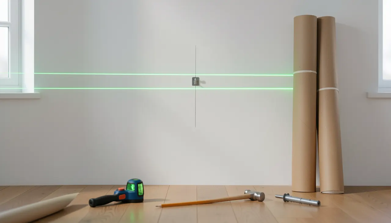 Niveau laser accrochage précis Niveau laser projetant ligne horizontale sur mur pour accrochage
